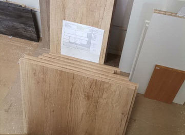 Распилили в размер заказчика шкаф 12.03.2021